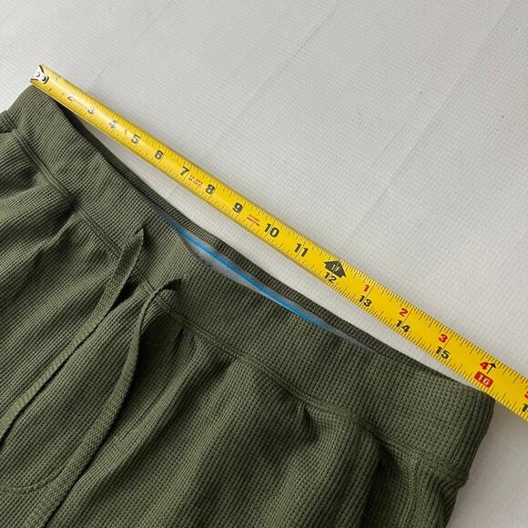 Mack Weldon Warmknit Waffle Pajama Pants Green Men Size Large NEW - Picture 3 of 10